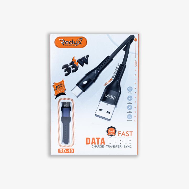 Redux RD-10 Mrico  Fast Charging Data Cable 33w