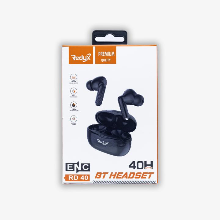 Redux RD-40 Enc TWS Headset | 40 Hour's Battery Backup